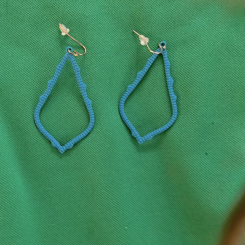Blue earrings